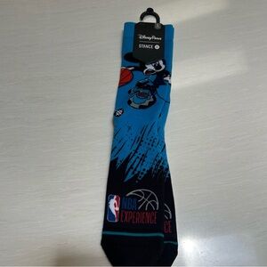 Stance Blue and Black Athletic Socks with NBA Design